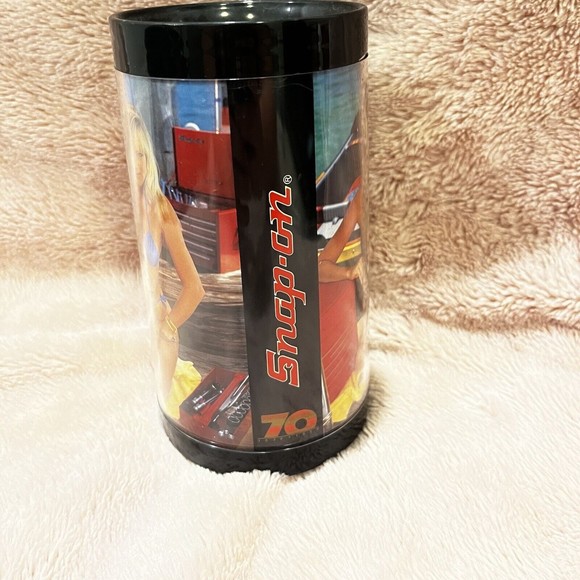 Vintage 1990 Snap-On Tools Thermo Serve Mug Featuring Lynne May/June Pin-Up - Picture 2 of 3